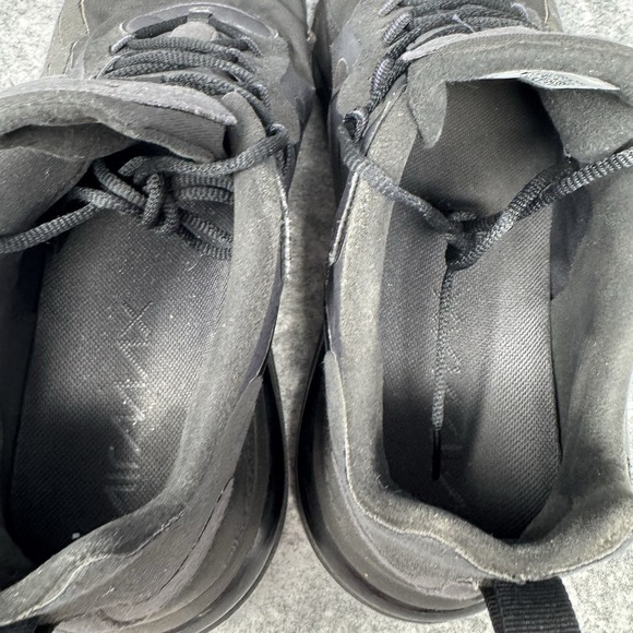 Nike Air Max 270 React Shoes Mens Size‎ 13 Triple Black Oil Training C13866-003 - Picture 8 of 12